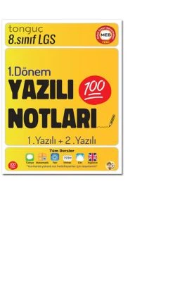 TONGUÇ 8. SINIF YAZILI NOTLARI 1. DÖNEM 1 VE 2. YAZILI
