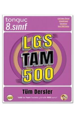 TONGUÇ LGS TAM 500 SORU BANKASI