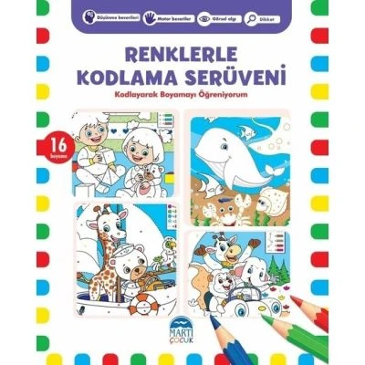 MARTI-RENKLERLE KODLAMA SERÜVENI MOR 16 BOYAMA