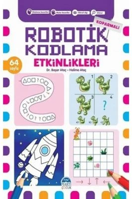 MARTI-ROBOTIK KODLAMA-KOPARMALI-64 SAYFA(KIRMIZI)