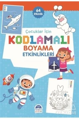 KODLAMALI BOYAMA ETKINLIKLERI MAVI 64