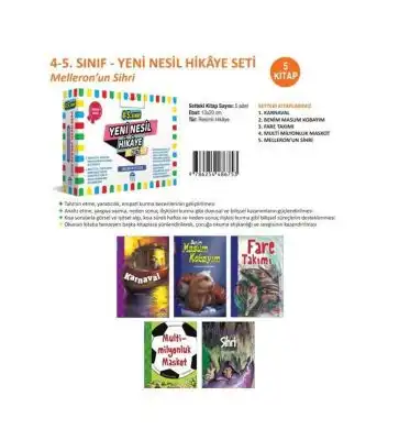 MARTI 4-5.SINIF YENİ NESİL HİKAYE SETİ MOR