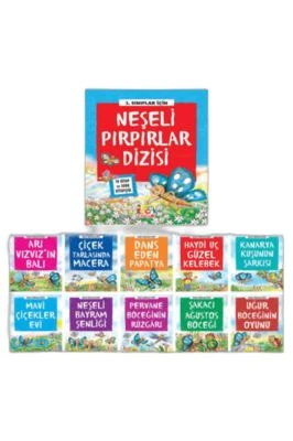 NEŞELİ PIRPIRLAR DİZİSİ 1.SINIF 10KİTAP