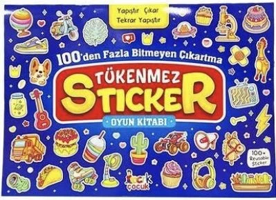 TÜKENMEZ STICKER KİTABI 100 ÇIKARTMA