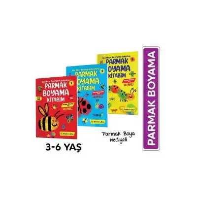 PARMAK BOYAMA KİTABIM 3-6 YAŞ SET