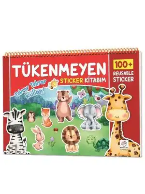 TÜKENMEYEN STİCKER KİTABIM TEKRAR TEKRAR KULLAN
