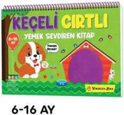 İLK CIRT CIRTLI KEÇELİ ETKİNLİK KİTABIM YEMEK SEVDİREN KİTAP