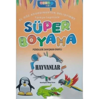 HOBY KİDSS SÜPER BOYAMA-HAYVANLAR
