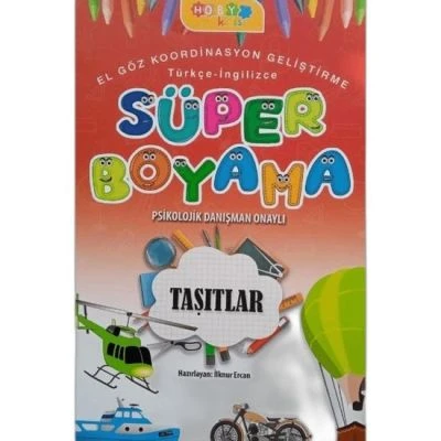 HOBY KİDSS SÜPER BOYAMA-TAŞITLAR