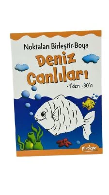 NOKTALARI BİRLEŞTİR BOYA DENİZ CANLILARI