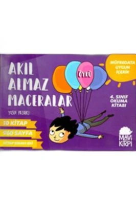AKIL ALMAZ MACERALAR 4. SINIF SETI (10 KITAP)