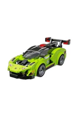 CADA YEŞİL SPOR ARABA 165 PARÇA  BLOCK OYUNCAK