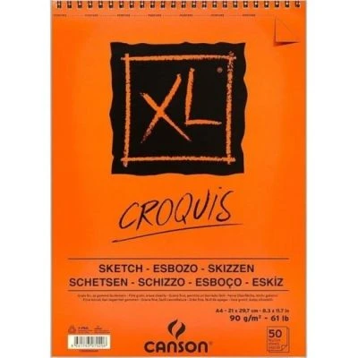 CANSON CROQUİS XL ALBÜM 90GR ÜSTEN SPR
